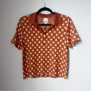 Industry size M retro polo shirt NWT